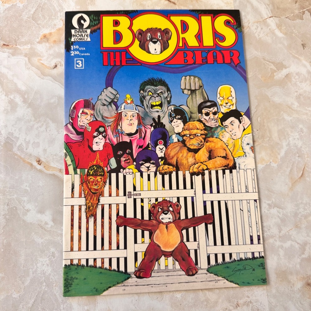 Dark Horse Boris the Bear Comic Book Lot Issues 1 2 3 Satire Vintage 1986 - Picture 6 of 12